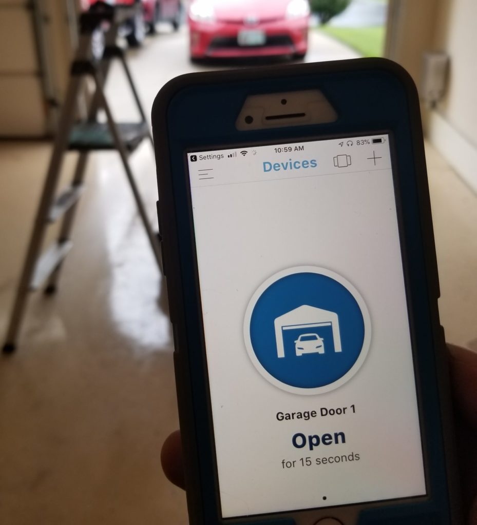 Smart Garage Door Opener using smart phone as a remote